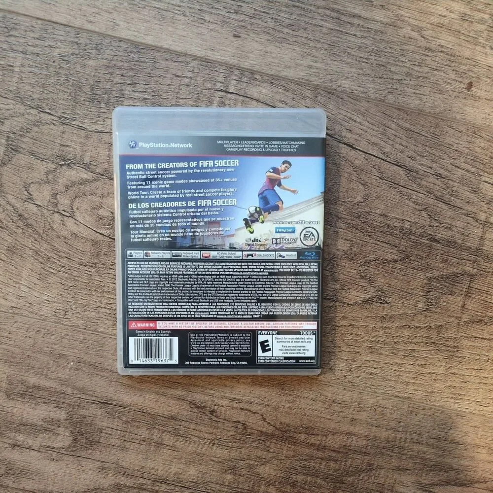 FIFA Street PS3 PlayStation 3 Soccer Football Game EA Sports (2012)